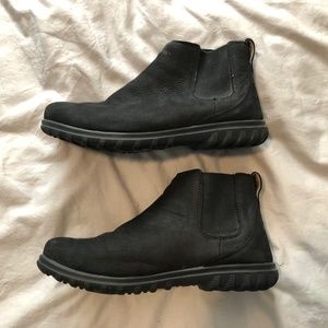 Bogs Mens Waterproof Rain Chelsea Boot Black 10
